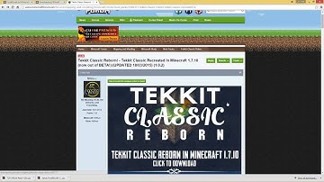 How to install Sphax & Patch for Tekkit Classic Reborn 1.7.10 2015