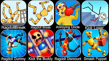 Ragdoll Break VS Ragdoll Dummy  - All Levels Speed Run Gameplay