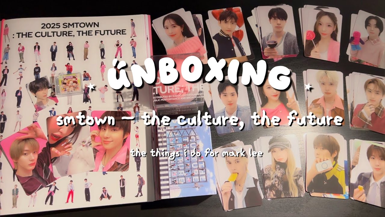 smtown the culture the future album unboxing ⭑ the things i do