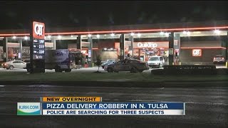 TPD: Pizza delivery woman dragged from car, robbed by 3 men