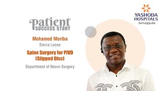 Spine Surgery for PIVD (Slipped Disc) | Yashoda Hospitals Hyderabad