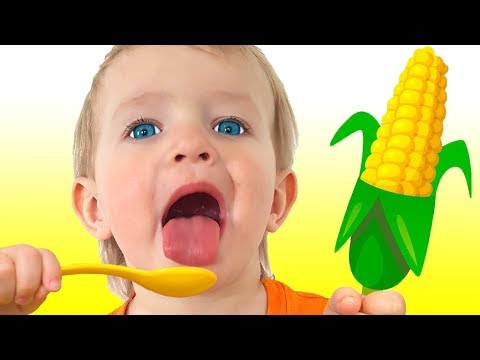 Yes Yes Vegetables Song + More children's songs by Katya and Dima