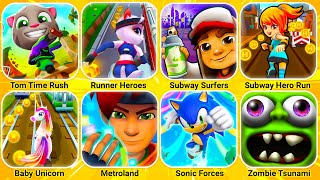 Runner Heroes, Talking Pet Gold Run, Talking Tom Time Rush, Cat Runner, Talking Tom Candy Run... screenshot 4