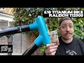 10 titanium bike  raleigh ti2000 mtrax  commuter bike build restoration