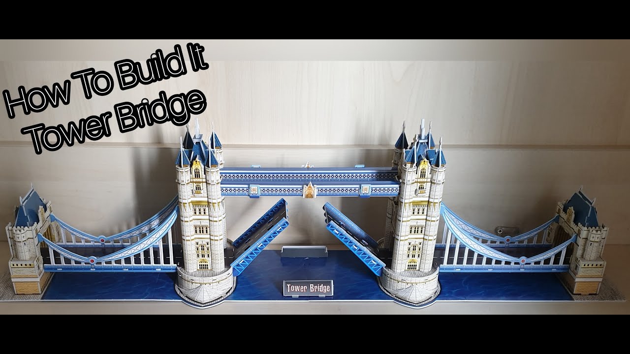 3D Puzzle Tower Bridge London England Mittel Cubic Fun 