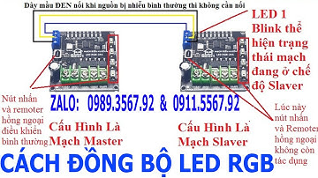 Điều Khiển LED RGB Phiên Bản Đồng Bộ Nhiều Mạch Cùng Hiệu Ứng ||Sản Phẩm Smart Home . vn