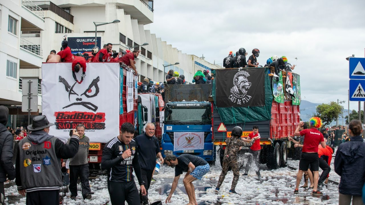 LIVE: Batalha das Limas 💦 Ponta Delgada, Azores Sao Miguel Portugal 🇵🇹 - 17.02.2026 #carnaval