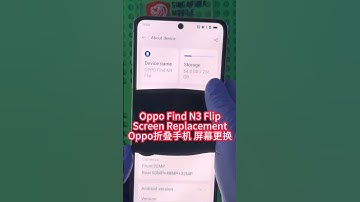 OPPO Find N3 Flip Inner Broken LCD Screen Display Replacement Singapore #oppophonerepairsingapore
