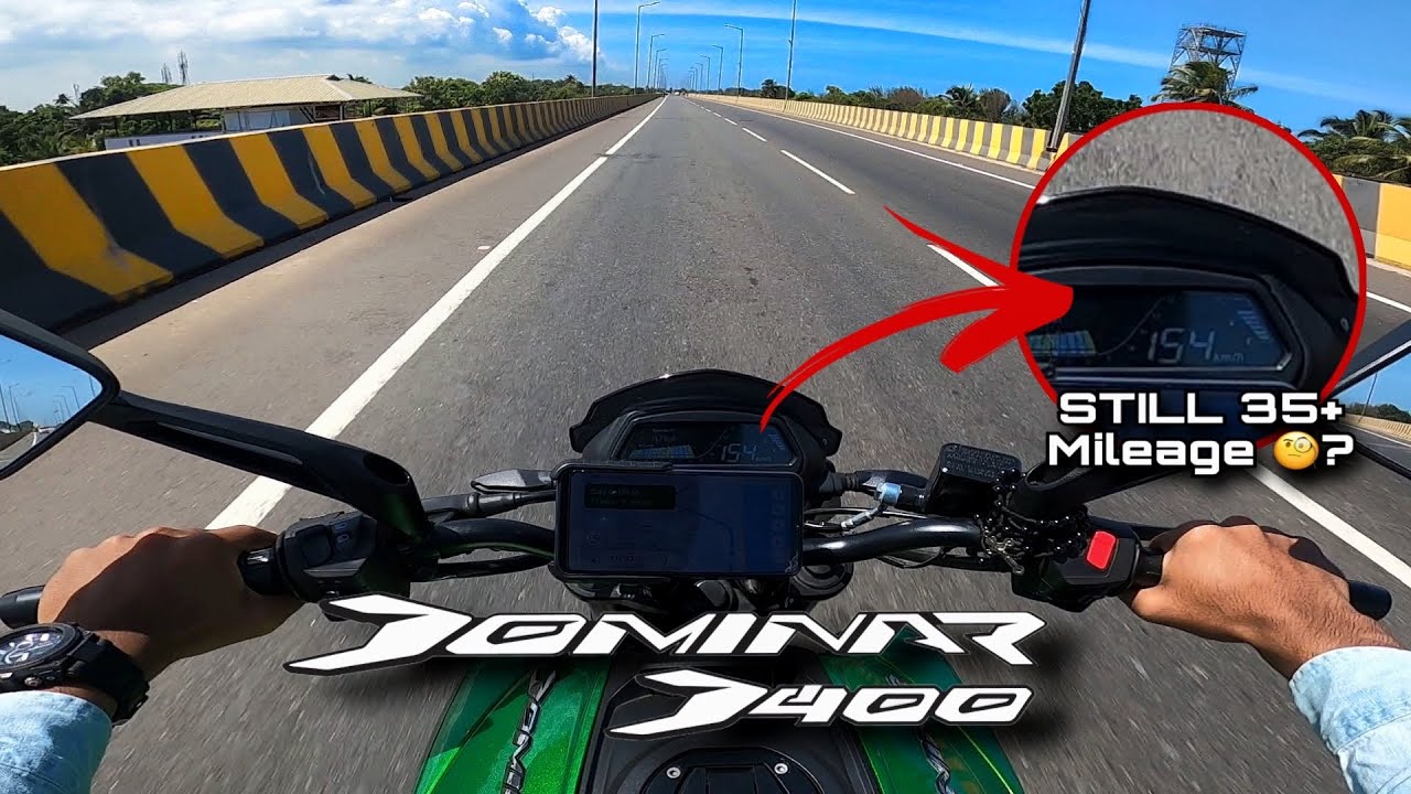 ഹൈവേ മിസൈലിന്റെ🚀മൈലേജ്🥵|Dominar 400 Highway Mileage Test Malayalm 🔥