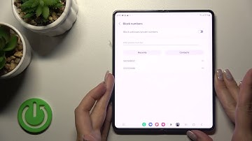 Samsung Galaxy Z Fold 4 - How to Unblock Numbers