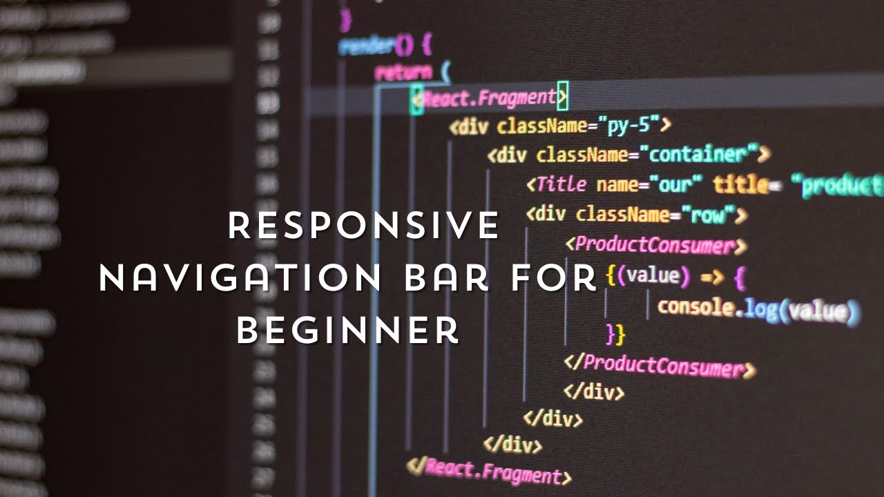 HTML and CSS Master: Create a responsive navigation bar that impresses
