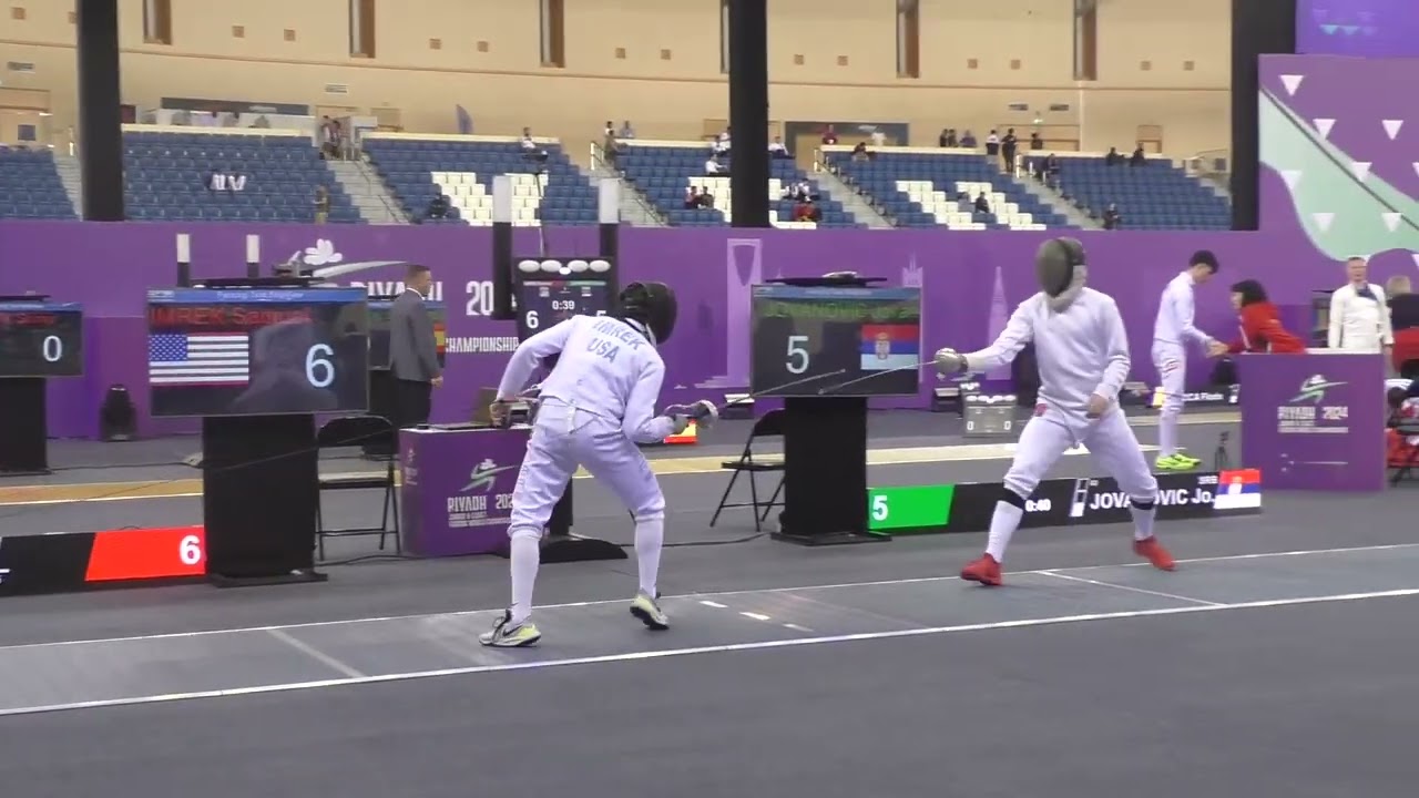 Riyadh World Championships 2024 JME - L64 - Samuel Imrek USA v Jovan Jovanovich SRB