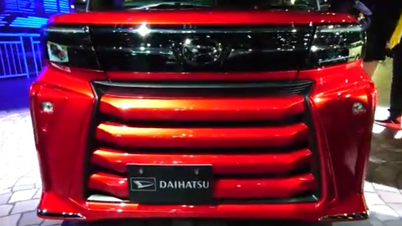 DAIHATSU TANTO CUSTOM RED/BLACK【ダイハツ タント カスタム カスタマイズカー】TOKYO AUTO SALON ...