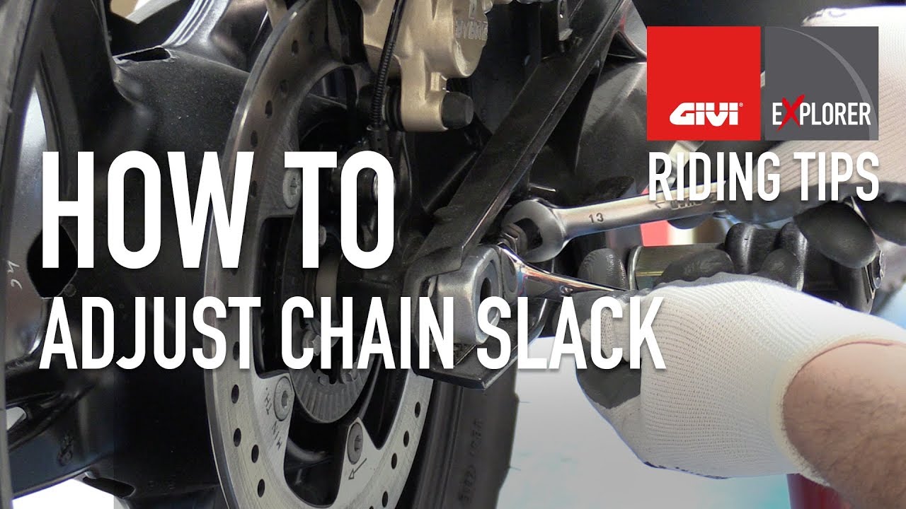 How to adjust chain slack