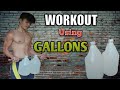 Home workout using gallons of water (very effective)