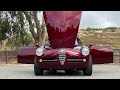 1959 Alfa Romeo Giulietta Sprint Russo Rubino Pearl