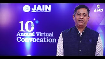 Dr. Hariprasad | #10thAnnualVirtualConvocation | Jain (Deemed-to-be University) | #BeTheHope