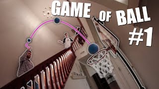 GAME OF B.A.L.L. | MINI INDOOR BASKETBALL TRICKSHOTS!