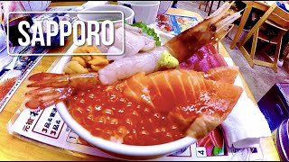SAPPORO Hokkaido Japan is a paradise of amazing seafoods!!!  Virtual experience Trip&travel Vlog.