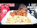 STORYTIME: I GOT JUMPED! PART 2 😱😩Panda Express Mukbang 🐼