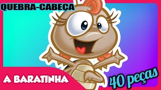 Montando O Quebra-Cabeça Da Galinha Pintadinha L A Baratinha L 40 Peças