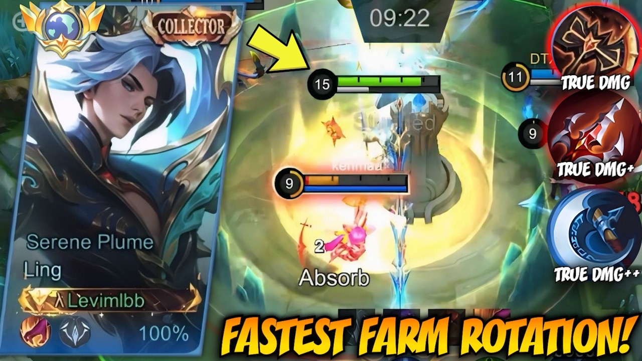 Ling Yang Build Guide LING AFTER BUFF FASTEST & PERFECT FARMING ROTATION! LING BEST BUILD ...