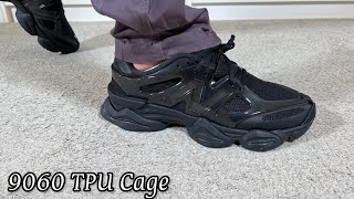 New Balance 9060 TPU Cage Black Patent Review & Zu Fuß
