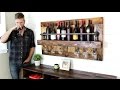 The Industrial Wine Rack - Easy DIY Project