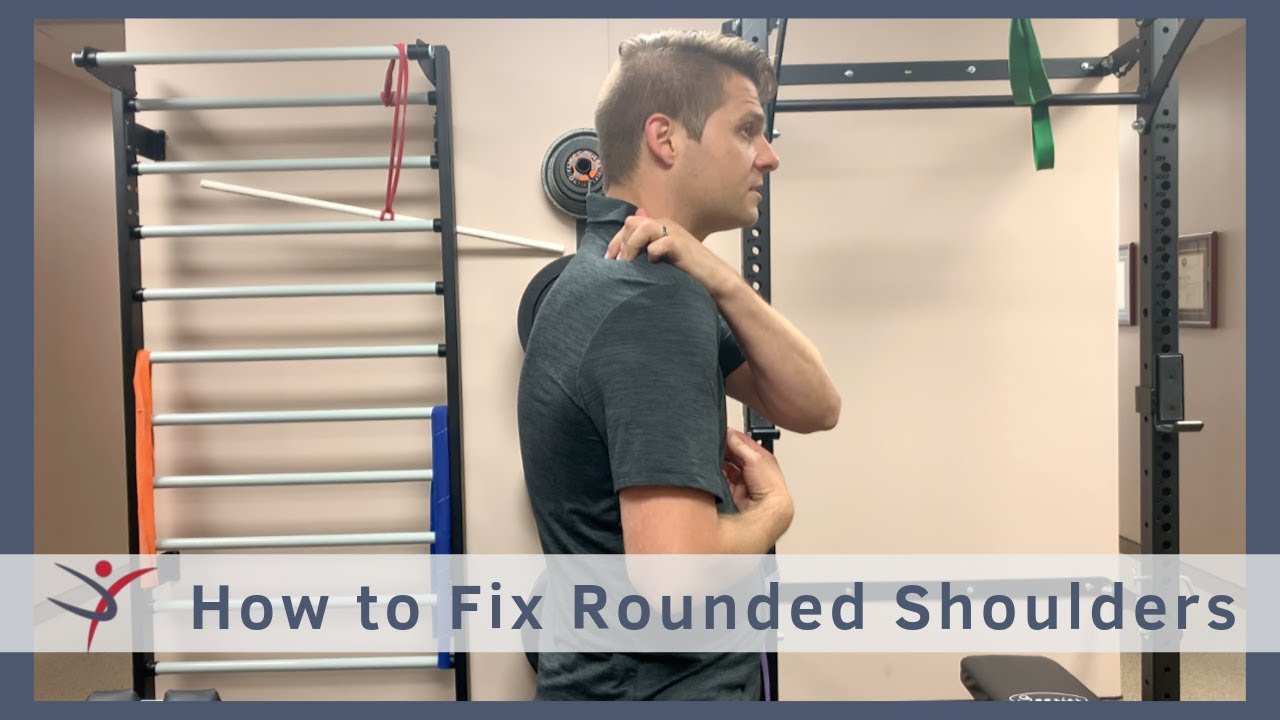 FITNESS FRIDAY: How to Fix Rounded Shoulders - YouTube
