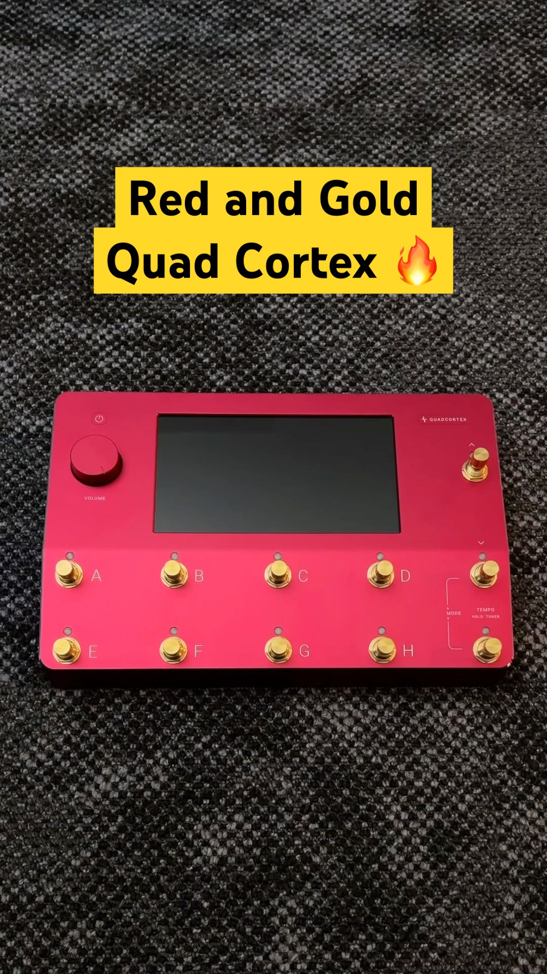 Neural DSP Quad Cortex Limited Color Edition/Red Gold From