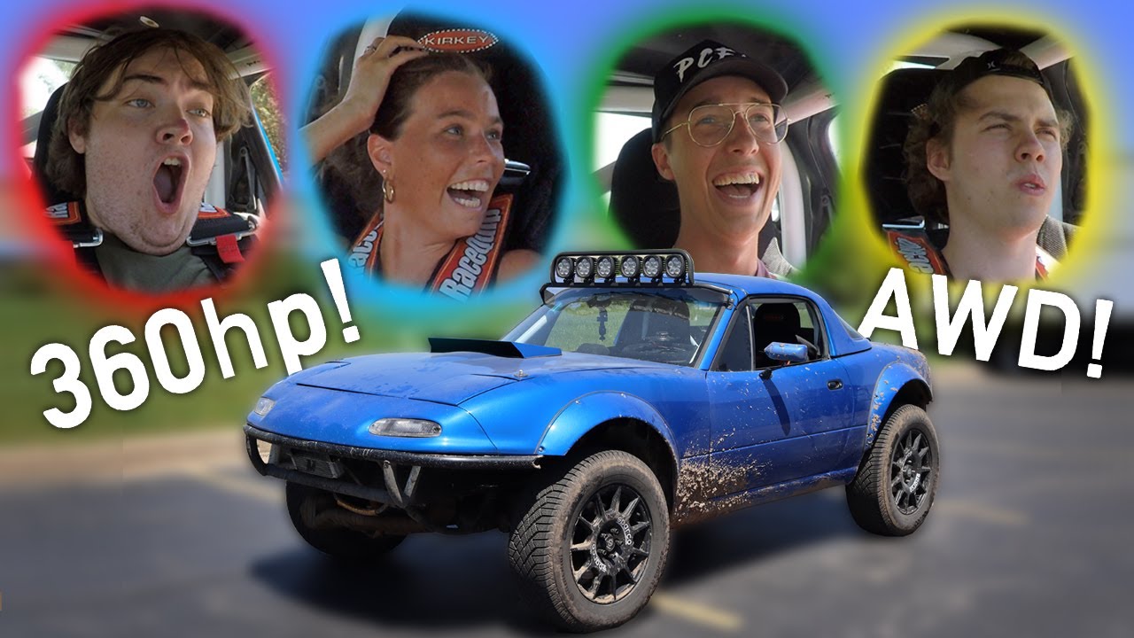 Driving Gingium's WRX SWAPPED MIATA! YouTube