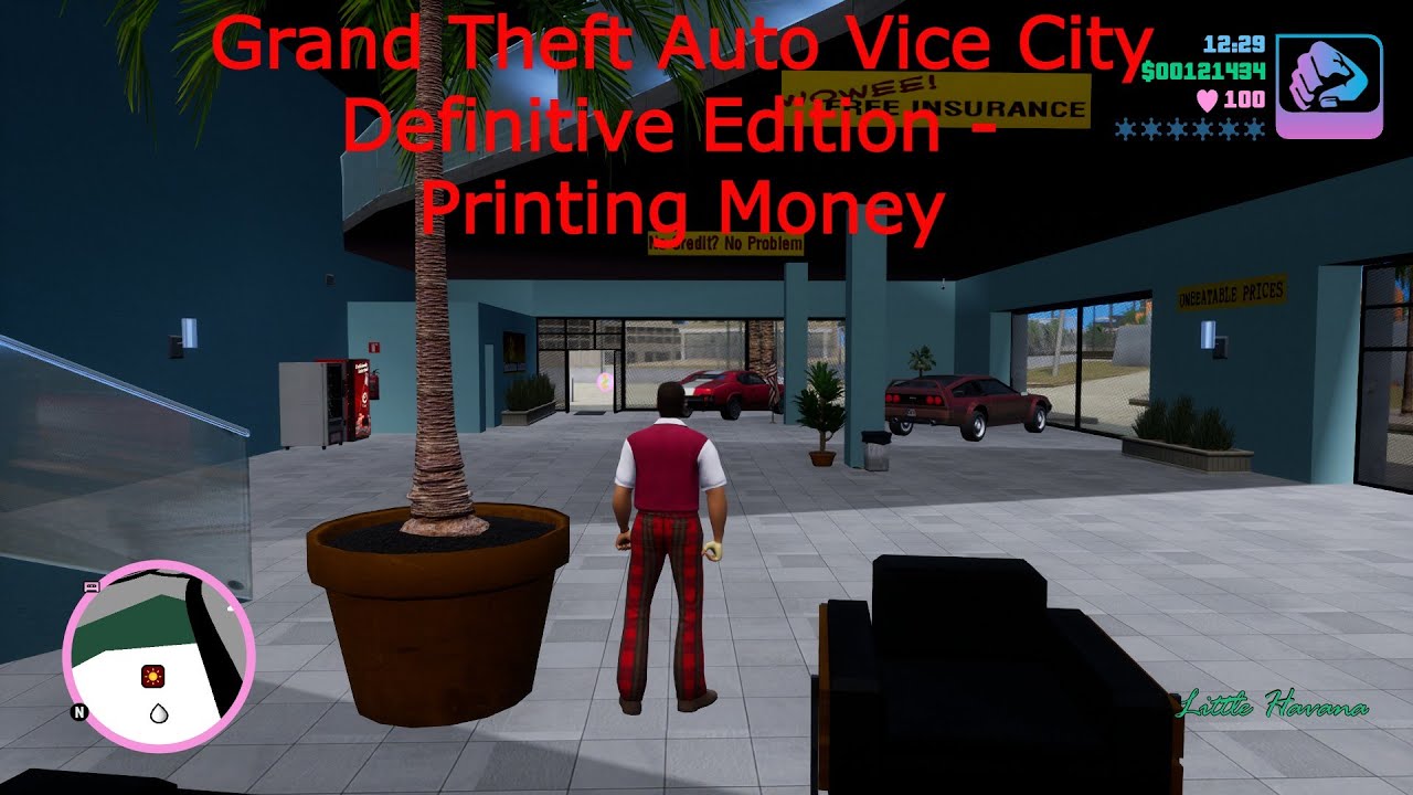 Grand Theft Auto Vice City Definitive Edition - Printing Money - YouTube