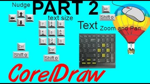CorelDraw Tips & Tricks Aarow keys and Aarow keys in your number key pad and more Part 2