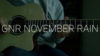 GNR - november rain, solo acoustic cover