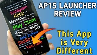 AP15 Launcher Review || No Icons Only Names || By Tech Mahi screenshot 2