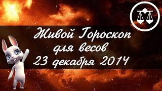 Гороскоп для ВЕСОВ ♎ на 23 декабря от Зайки Zoobe