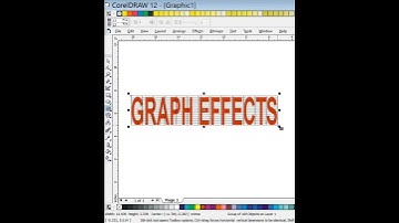 Graph text Effects in CorelDRAW 🔥। #shorts #ytshorts #coreldraw #computer