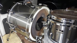 Bass Drum　Mute system　ドラムセットを買ってチューニング