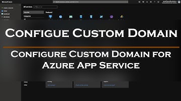 Azure App Service Custom Domain | Configuring Custom Domain for Azure App Service | #Icode2learn