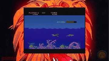 Jungle hunt - Atari 8 bit computers.