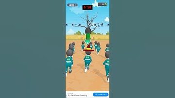 "Squid Game Challenge – Red Light Green Light Level 1" #shorts #viral #gaming #ytshorts