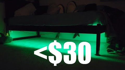Under bed RGB lighting for UNDER $30