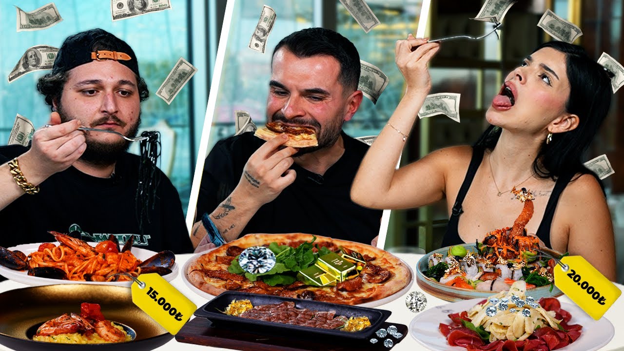 160.000 TL HESAP GELDİ 💸💎🍝 GÖRGÜSÜZCE YEMEK YEDİK 🤯 w/@MesutCanTomay