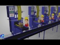 Automatic storage  retrieval system asrs animation