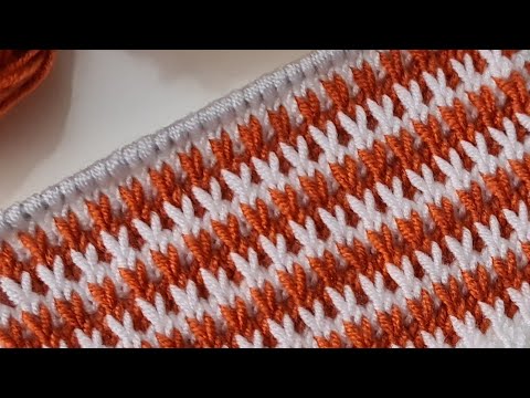 Çok çabuk ilerleyen kolay iki şiş örgü modeli ✅️easy knitting patterns