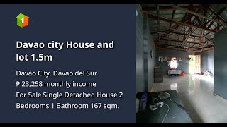 Davao City House And Lot 1.5M