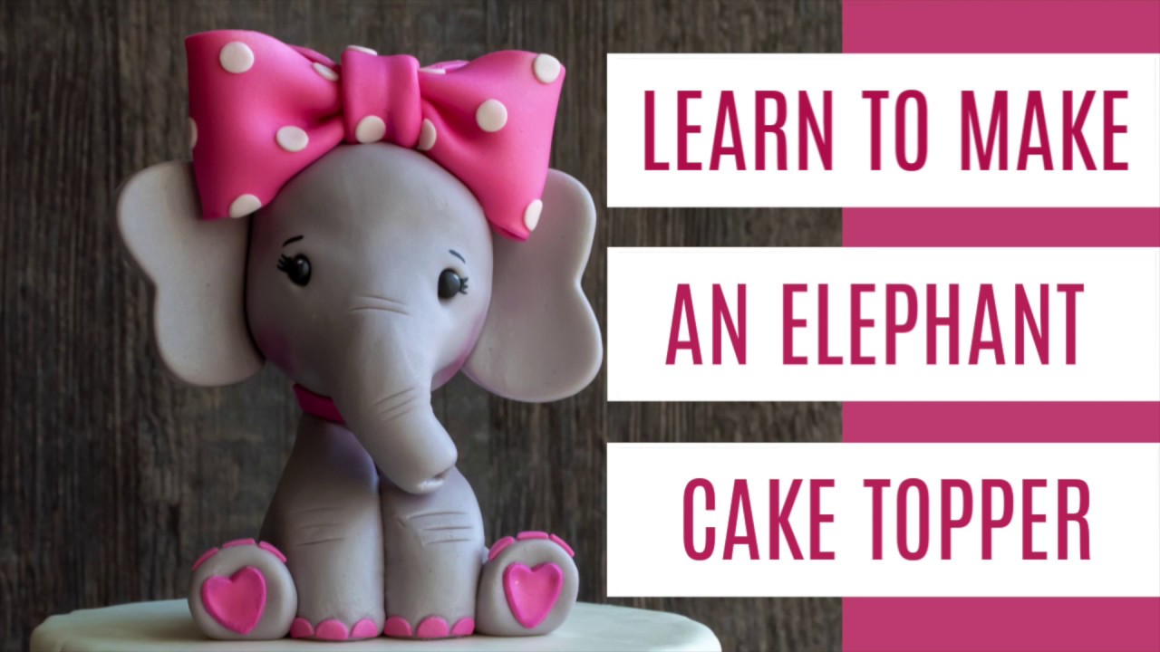 Elephant Cake Topper