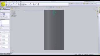 Using Linear Pattern, Wrap, and Circular Pattern features-Mini Tutorial SolidWorks Profile