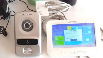 Sơ đồ kết nối Chuông cửa có hình IP HIKvision dùng cho nhà riêng