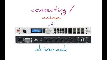 USING / CONNECTING A DBX DRIVERACK part1 (decibelAudiokenya)